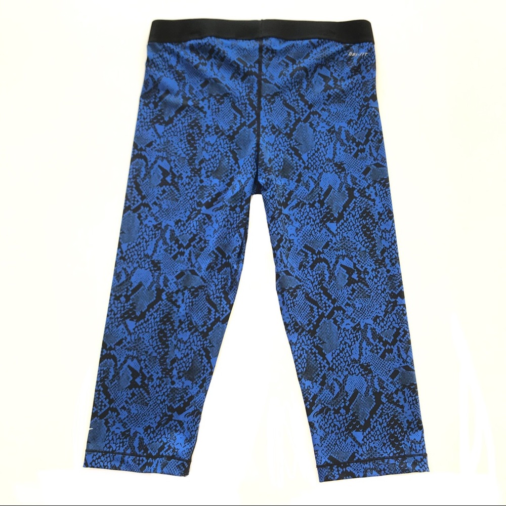 NWOT Nike Pro 20” Snakeskin Cropped Capri Leggings - Picture 6 of 16